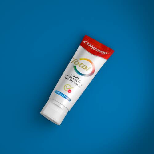 Tube de dentifrice Colgate Total Action Visible