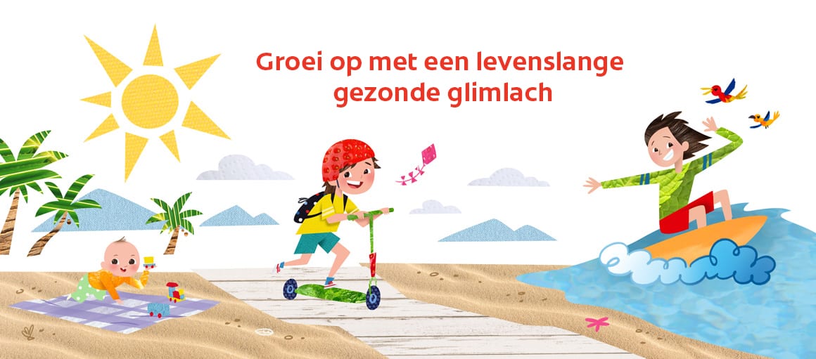 Groei op met een levenslange gezonde glimlach